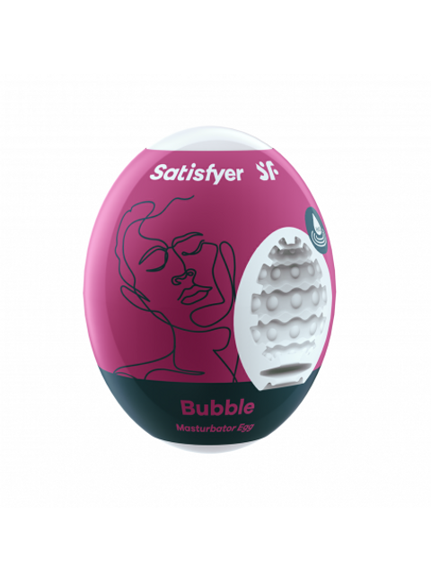 Oeuf masturbateur Bubble - Fuchsia