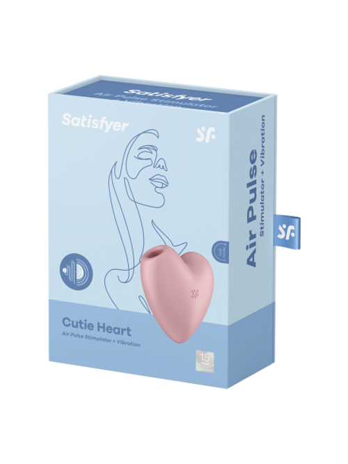 Stimulateur Satisfyer Cutie Heart - Rose