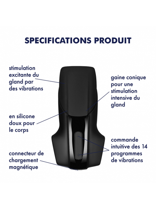 Masturbateur Satisfyer Men Vibration - Noir