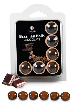 6 Brazilian Balls "Chocolat