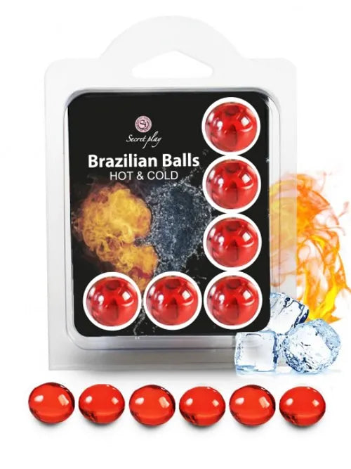 6 Brazilian Balls "Cold Hot effect"