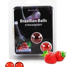 2 Brazilian Balls Fraise